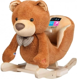 Houpací plyšový medvídek se zvuky PlayTo, hnědý