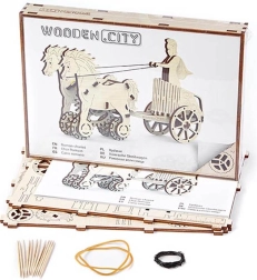 Dřevěné 3D puzzle – římský vůz WOODEN CITY