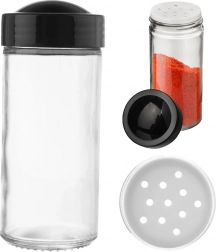 Skleněná kořenka se sítkem Black 100 ml