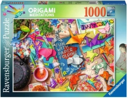Puzzle Ravensburger Meditace s Origami 1000 dílků