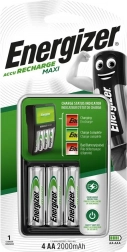 Nabíječka ENERGIZER Maxi s akumulátory AA 2000 mAh (4 ks)