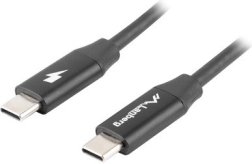 Lanberg usb-c kabel usb-c na usb-c 1 m černý