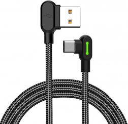 Úhlový USB-C kabel Mcdodo s LED indikátorem, 3 m