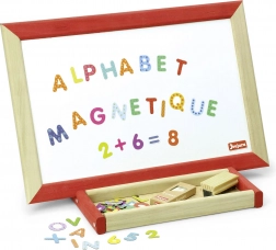 Jeujura dřevěná multifunkční tabule 44x30 cm s příslušenstvím