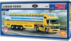 Stavebnice MONTI SYSTEM MERCEDES-BENZ actros liquid food cisternový kamion 1:48