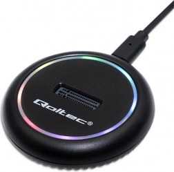 Dokovací stanice pro SSD M.2 NVMe/SATA s USB‑C a RGB podsvícením 2TB