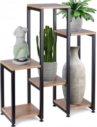 Kovový šestipatrový stojan na květiny 80 cm