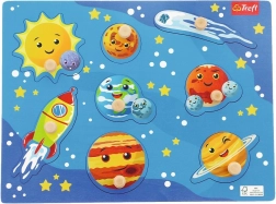 Dřevěná vkládačka Kosmos, 8 dílků