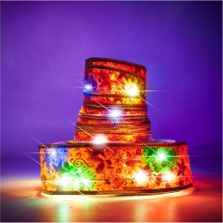 Ozdobná LED stuha 10 m, 100 LED na baterie – Multicolor