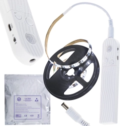 Led pásek se senzorem pohybu, 1 m, studená bílá, napájení usb/aaa