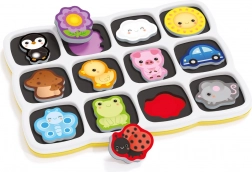 Quercetti Smart Puzzle Magnetico: Barvy a První Slovíčka