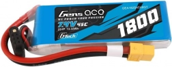 LiPo baterie Gens Ace 1800mAh 7,4V 45C s konektorem XT60