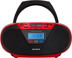 přenosný boombox aiwa s cd/mp3, fm pll a bluetooth