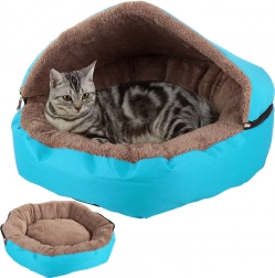 Pelíšek pro kočky a malé psy s odnímatelnou stříškou – Bouda