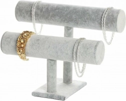 AG545D STOJAN NA ŠPERKY VÁLEČEK ŠEDÝ