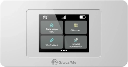 Přenosný 4G/LTE Wi‑Fi router GlocalMe Duoturbo s Cloud SIM