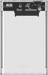orico 2.5" externí box na disk, transparentní, usb 3.0 5 gb/s