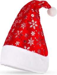 Vánoční čepice Santa s bambulí 43 cm