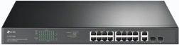 Switch 16 portů GE PoE+ s 2 porty GE a 2 porty SFP