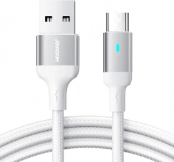 Nabíjecí a datový kabel USB‑A na Micro USB 2,4 A 1,2 m JOYROOM bílý