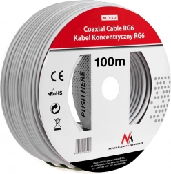 Koaxiální satelitní kabel 1.0CCS RG6 100m