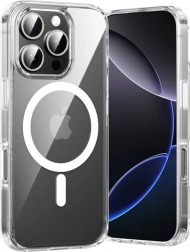 Průhledné pouzdro Vention pro iPhone 16 Pro s MagSafe