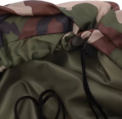 Spací pytel 2v1 moro mumie s kapucí 210 × 75 cm, lehký a teplý