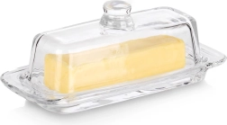 Skleněná máslenka 20 × 9,5 × 7,5 cm VILDE