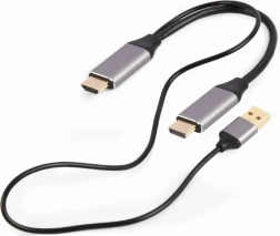 Adaptér HDMI na DisplayPort 4K 60Hz s napájením USB-A