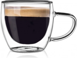 termo sklenice s dvojitou stěnou na espresso 100 ml