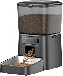 Chytrý dávkovač krmiva Oneisall černý