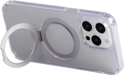 Magnetické pouzdro se stojánkem JOYROOM pro iPhone 15 Pro, průhledné