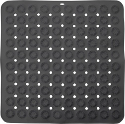 Protiskluzová sprchová podložka 54 × 54 cm, šedá