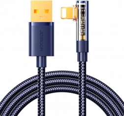 Úhlový kabel USB‑A na Lightning 1,2 m Joyroom modrý