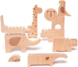 Dřevěné puzzle Safari od Petit Collage