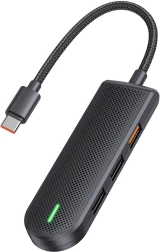 Usb-c rozbočovač Mcdodo 5 v 1 se sloty sd/tf a usb 3.0
