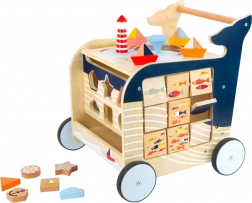 Dřevěné chodítko Velryba s Mořskými Hrami