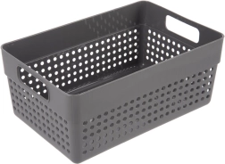Orion košík Terra šedý úložný organizér 23,5 × 15,5 × 10 cm