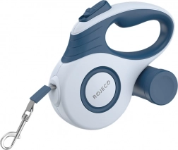 Automatické zatahovací vodítko pro psy modré 5m - Rojeco