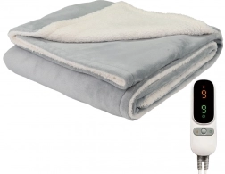 Elektrická vyhřívaná deka CozyHeat 160 W, šedá