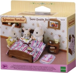 Dvojlůžko s nočním stolkem SYLVANIAN FAMILIES