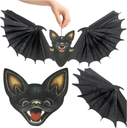 Závěsná halloweenská dekorace netopýr Ruhhy 60 cm - 1 kus
