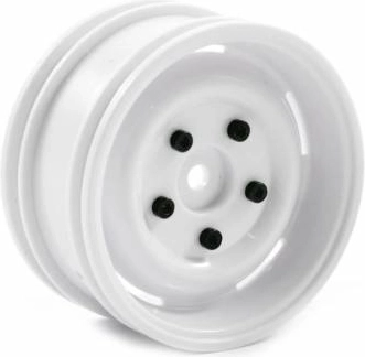 Bílé disky FTX Outback Steel Look 1.9 pro rock crawler 1:10 (2 ks)