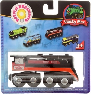 Maxim dřevěná parní lokomotiva Epocha
