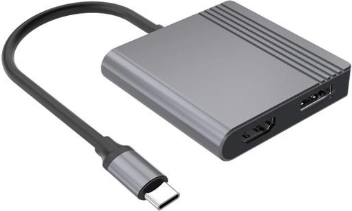 Adaptér USB‑C na HDMI a DisplayPort 4K 60 Hz, černý