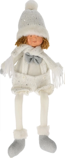 Elegantní bílo‑stříbrný vzhled