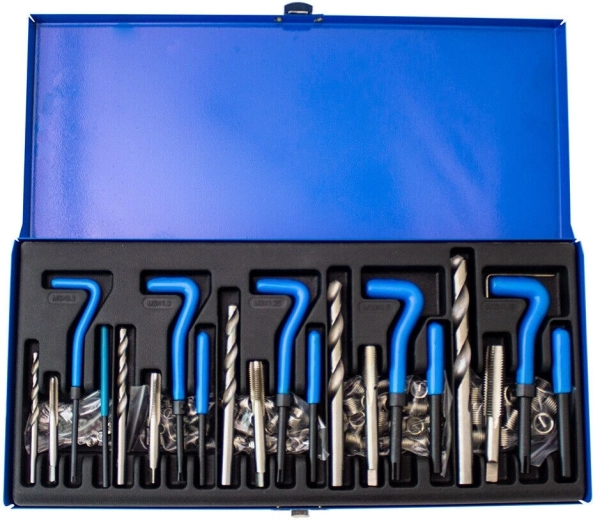 Vše potřebné pro rychlou opravu závitů