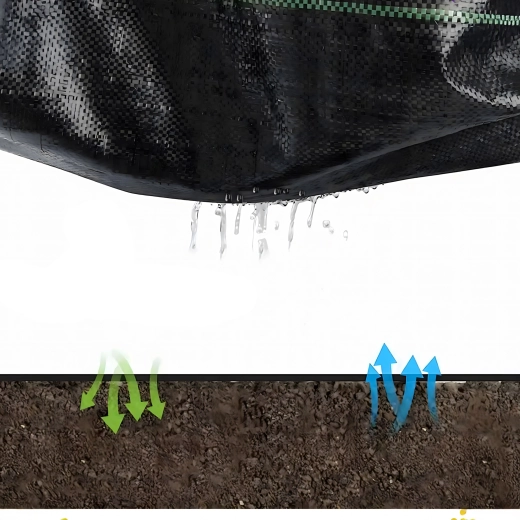 Propustná a prodyšná pro zdravé kořeny