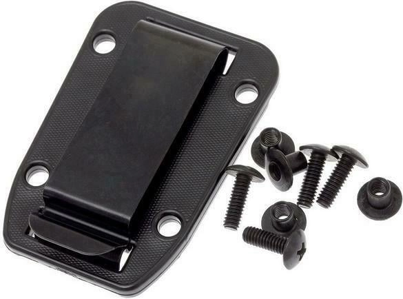 Spona na opasek ESEE Candiru – černá clip plate