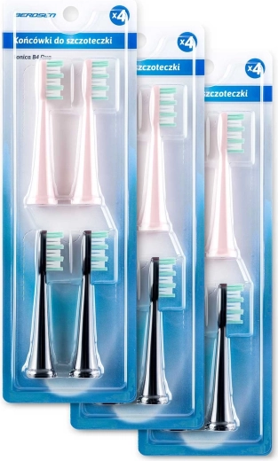 Náhradní hlavice pro sonický kartáček Berdsen DUO, 12 ks